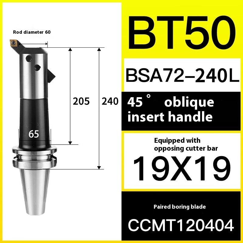 10049 BT40/50-BSA Rough Boring Cutter Holder 45/90 Degree Sleeve Lathe Boring Bar Shandong Denso Pricision Tools Co.,Ltd.